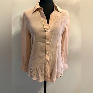 Women's Theory Blush Button-Up Blouse